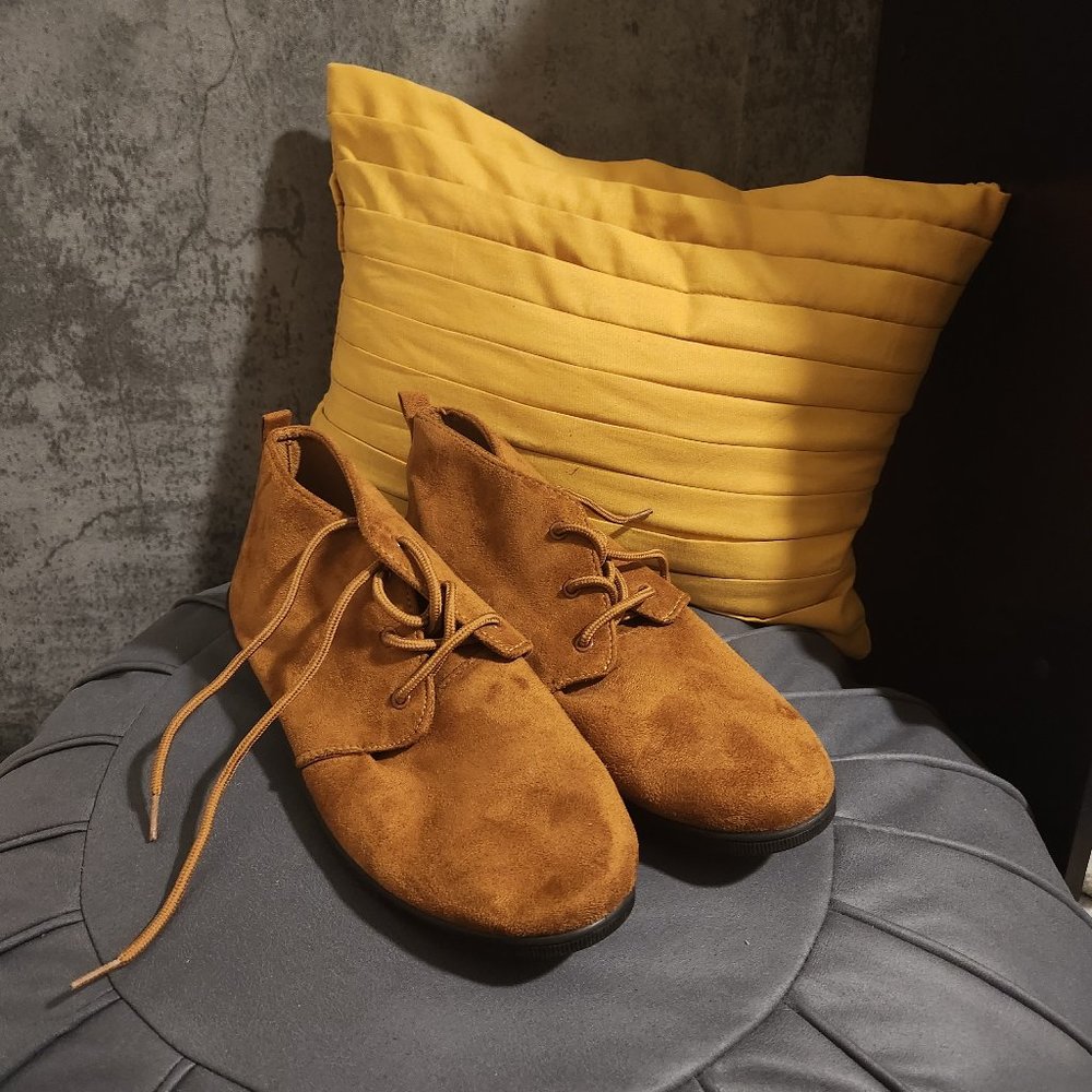 Suede shoes